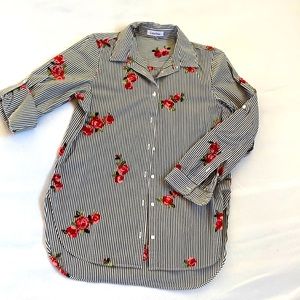 Calvin Klein tunic buttoned shirt